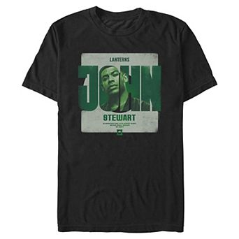 Men's Comics Lanterns John Stewart Poster Graphic Tee