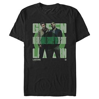 Men's Comics Lanterns Hal Jordan And John Stewart Graphic Tee