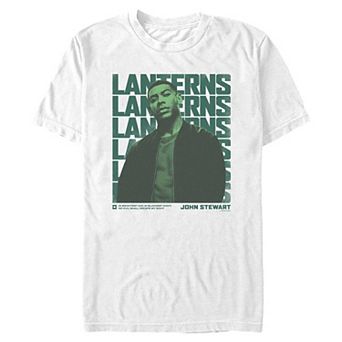 Men's Comics Lanterns John Stewart Portrait Graphic Tee