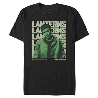 Men's Comics Lanterns Hal Jordan Portrait Graphic Tee