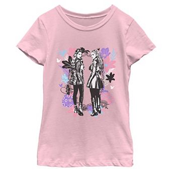 Girls 6-16 Disney's Descendants: Wicked Wonderland Chloe & Red Floral Graphic Tee