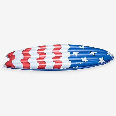 Funsicle Americana Surfboard, 5ft Inflatable Pool Float, Stars & Stripes, Age 9 and up