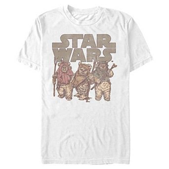 Men's Star Wars Ewoks Trio Graphic Tee