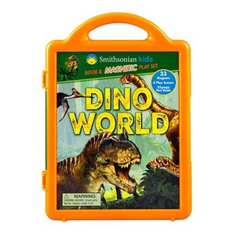 Smithsonian Kids Dinoworld Children's Book & Magnetic Play Set