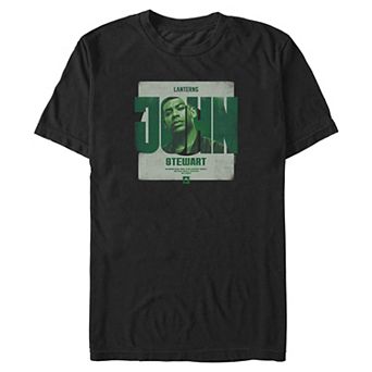 Big & Tall DC Comics Lanterns John Stewart Poster Graphic Tee
