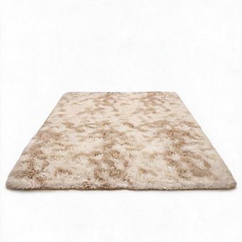 Ultra Soft Soft Area Rug - Washable Shag Carpet with Non-Slip Backing for Bedroom