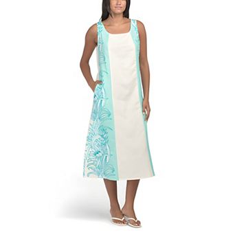 Sleeveless Linen Blend Dress