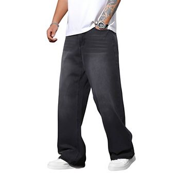 Men’s Relaxed Wide Leg Jeans