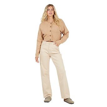 Brave Soul Womens/Ladies Cotton Crew Neck Boxy Cardigan