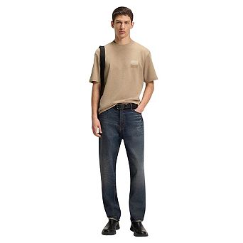 Hugo Boss Mens Dusplito Split Logo T-Shirt