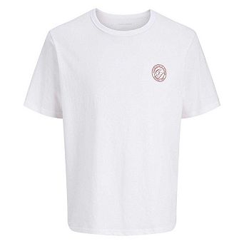 Jack And Jones Mens Logo Cotton T-Shirt