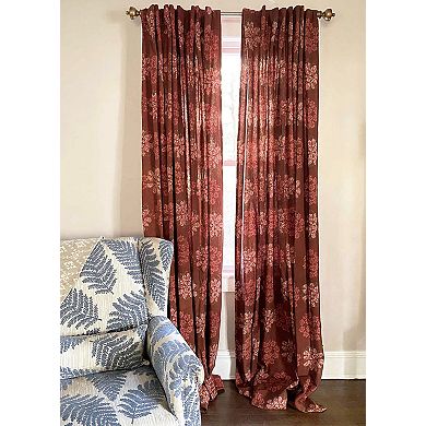 Block Print Cotton Window Panel - 84"