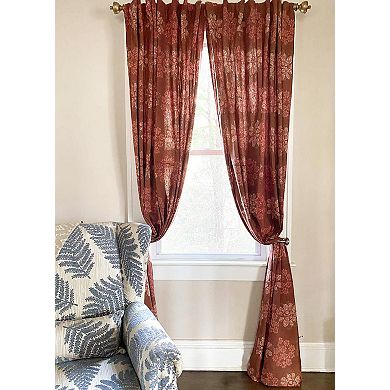 Block Print Cotton Window Panel - 84"