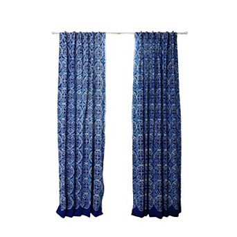 Block Print Cotton Window Panel - 84"
