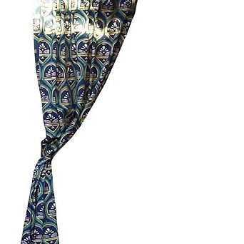 Block Print Cotton Window Panel - 84"