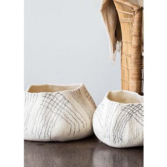 Basket Woven Karakul Wool Ghana-Style