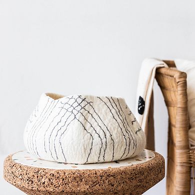 Basket Woven Karakul Wool Ghana-Style