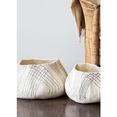 Basket Woven Karakul Wool Ghana-Style