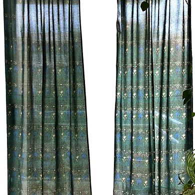 Block Print Cotton Window Panel - 96"