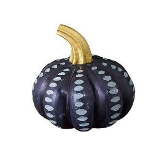 Black Soapstone Pumpkin