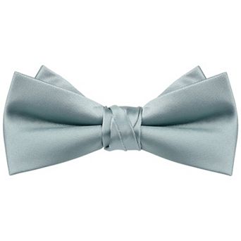 Men's Solid Color Layered Necktie Pre-tied Bow Ties for Party Wedding
