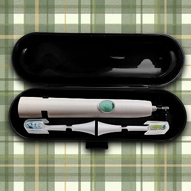 Frosted Electric Toothbrush Travel Case Compatible with Oral-B, Philips & Most Electric Toothbrushes
