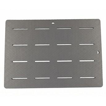 Large Mat, EVA Foam Bath Mat Textured Surface, Non Slip Quick Drying Bathtub Mat with Drain Holes