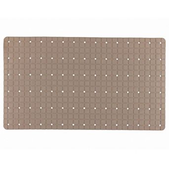 Non-Slip Mat, Strong Suction Cups Bathtub Mat, TPE Bath Mat for Tub Massage Grid Texture 28"x16"