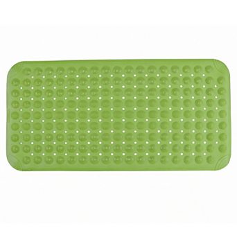 32"x16" Bath Tub Mat Non Slip Suction Cups and Drain Holes, Machine Washable Quick Dry Bathtub Mats