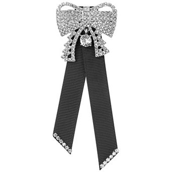 Women's Small Exquisite Cute Bowties Bowknot School Uniform Bow Ties with Rhinestones