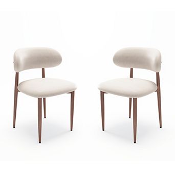 KWPZQEB Farmhouse Dining Chairs Set of 4, Upholstered Side Chairs for Kitchen, Dining Room