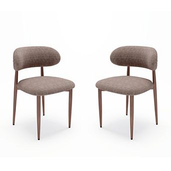 KWPZQEB Farmhouse Dining Chairs Set of 4, Upholstered Side Chairs for Kitchen, Dining Room