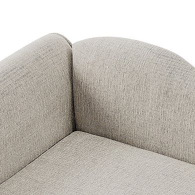 Oversized Pet Sofa Bed with Wave Backrest & Soft Cushion for Medium Large Dogs