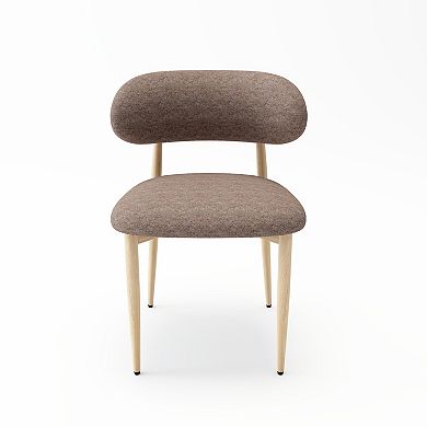 KWPZQEB Farmhouse Dining Chairs Set of 4, Upholstered Side Chairs for Kitchen, Dining Room