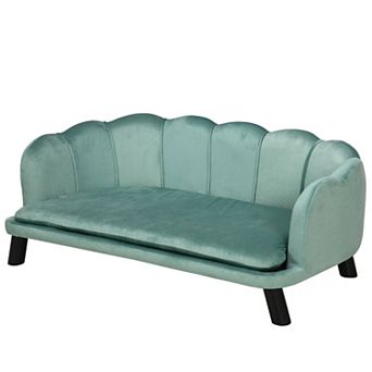 Large Dog Sofa Bed with Removable Washable Cushion, Pet Couch for Medium Dogs