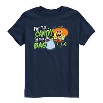 Toddler Boy SpongeBob SquarePants "Put The Candy In The Bag" Graphic Tee