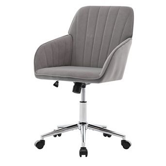 KWPZQEB Ergonomic Swivel Chair with Armrest, Adjustable Office Chair for Long Sitting