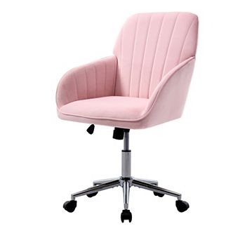 KWPZQEB Ergonomic Swivel Chair with Armrest, Adjustable Office Chair for Long Sitting
