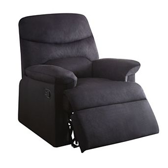 KWPZQEB Woven Fabric Motion Recliner with Adjustable Footrest