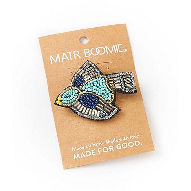 Beaded Bird Brooch Pin