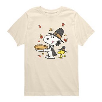 Toddler Boy Peanuts Snoopy & Woodstock Thanksgiving Short Sleeve Graphic Tee