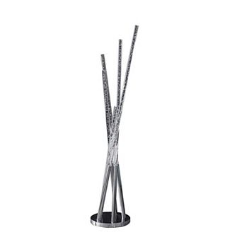 HomeRoots 49" Silver LED Novelty Floor Lamp