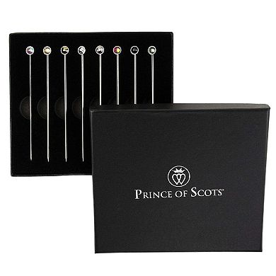 Cocktail Picks Gem Crystal Stainless Steel