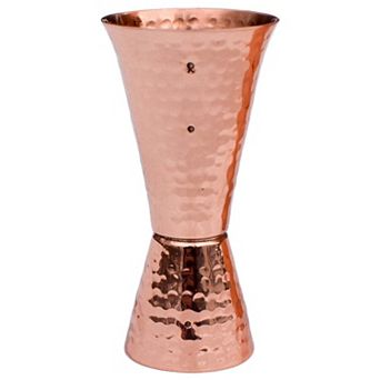 Double-Sided Jigger Hammered Copper