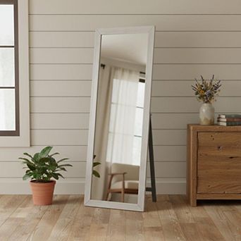 HomeRoots Brushed Wooden Mirror
