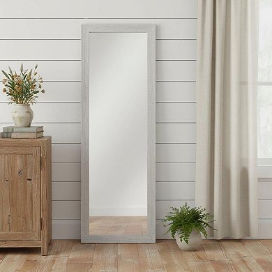 HomeRoots Brushed Wooden Mirror