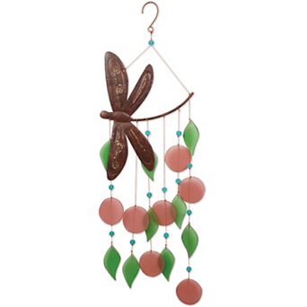 Dragonfly Sea Glass Chime