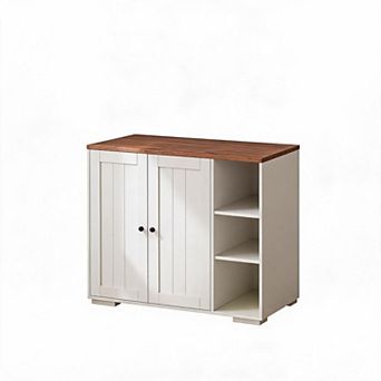 Hidden Cat Litter Box Furniture Enclosure, Dog-Proof Covered Cat Litter Cabinet with Lid