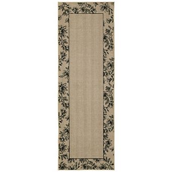 Large Machine Washable Area Rug - Soft Low Pile, Non-Slip, Modern Farmhouse Floral Carpet