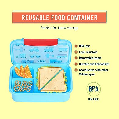 Trains, Planes & Trucks Reusable Food Container Bento Box